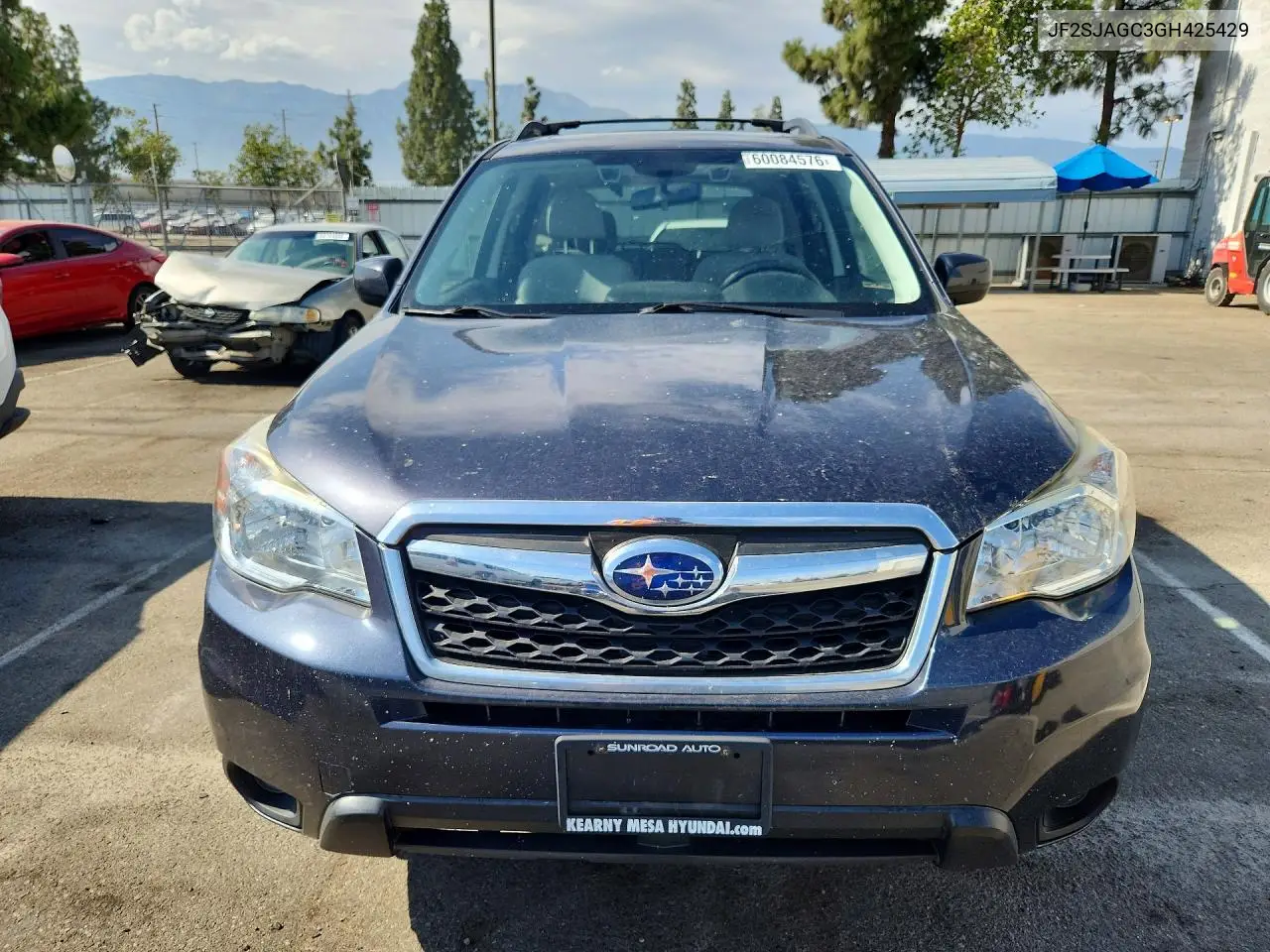 2016 Subaru Forester 2.5I Premium VIN: JF2SJAGC3GH425429 Lot: 60084576