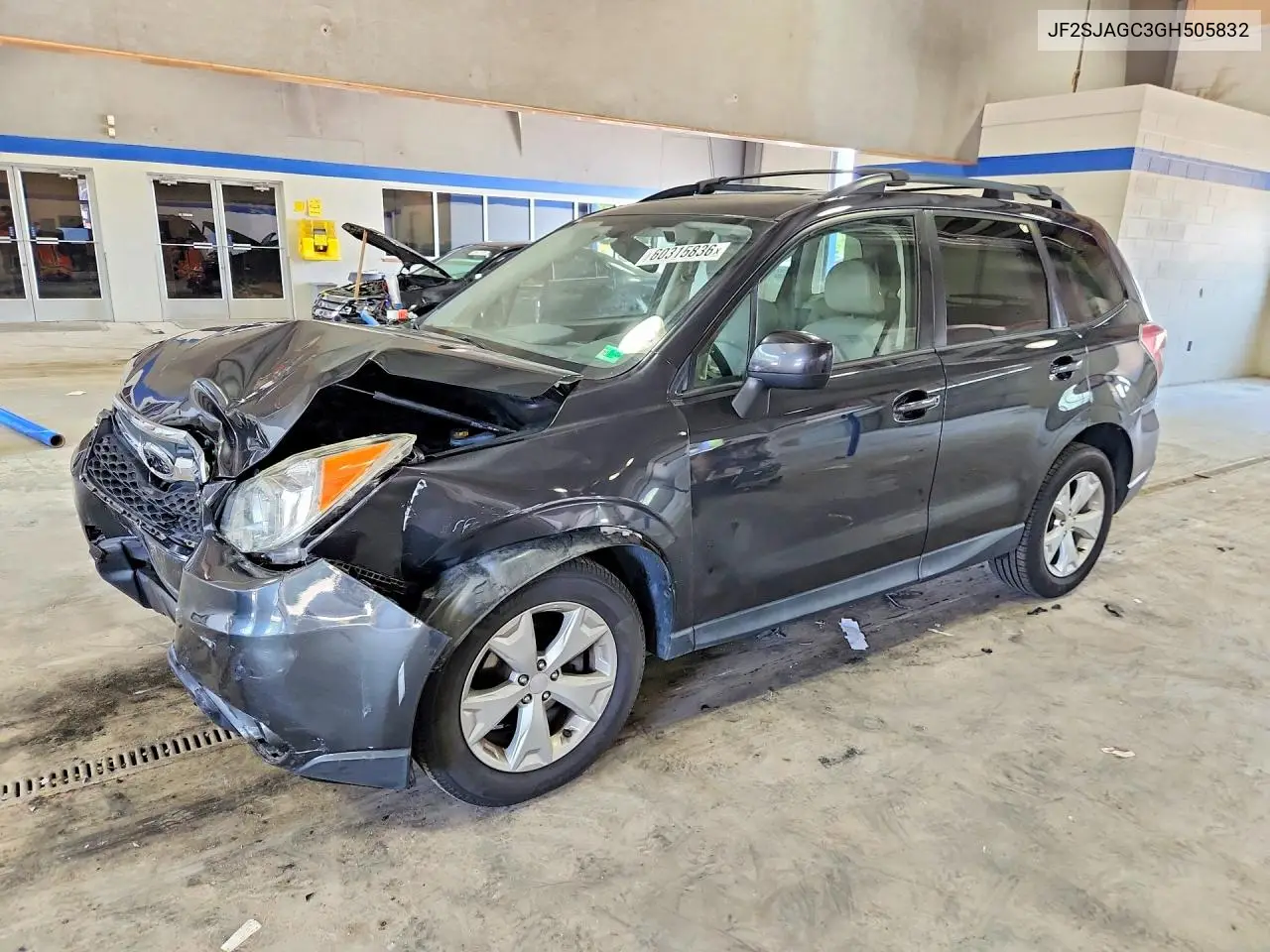 2016 Subaru Forester 2.5I Premium VIN: JF2SJAGC3GH505832 Lot: 60315836