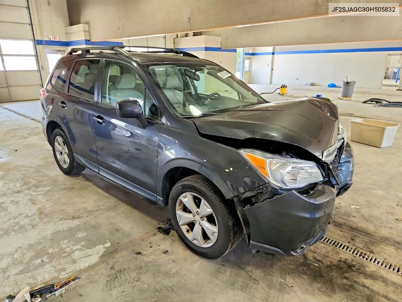 2016 Subaru Forester 2.5I Premium VIN: JF2SJAGC3GH505832 Lot: 60315836
