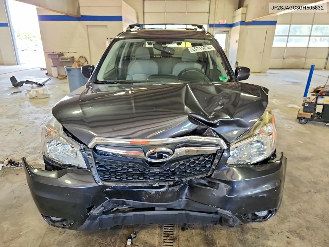 2016 Subaru Forester 2.5I Premium VIN: JF2SJAGC3GH505832 Lot: 60315836
