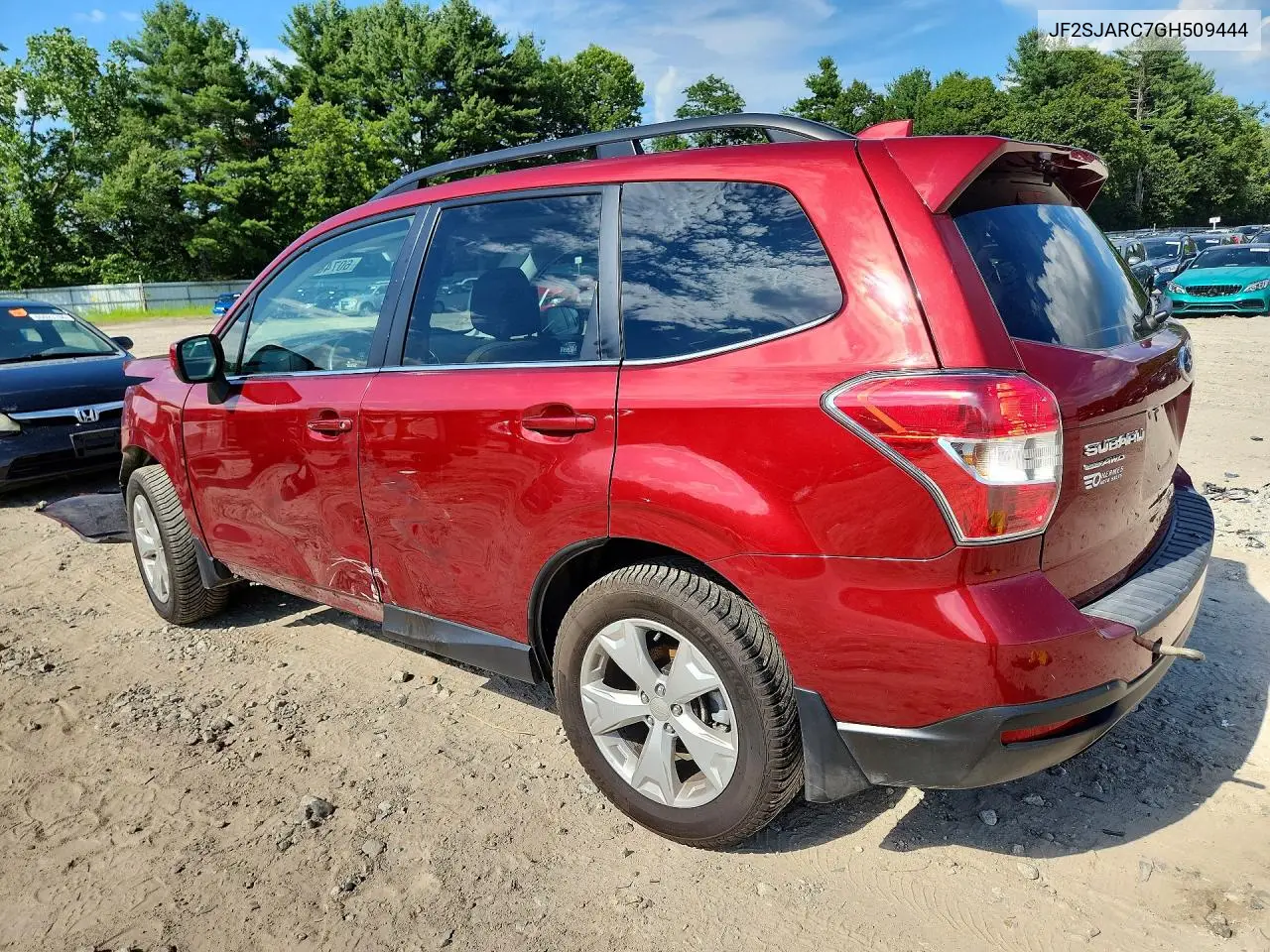 2016 Subaru Forester 2.5I Limited VIN: JF2SJARC7GH509444 Lot: 60748346