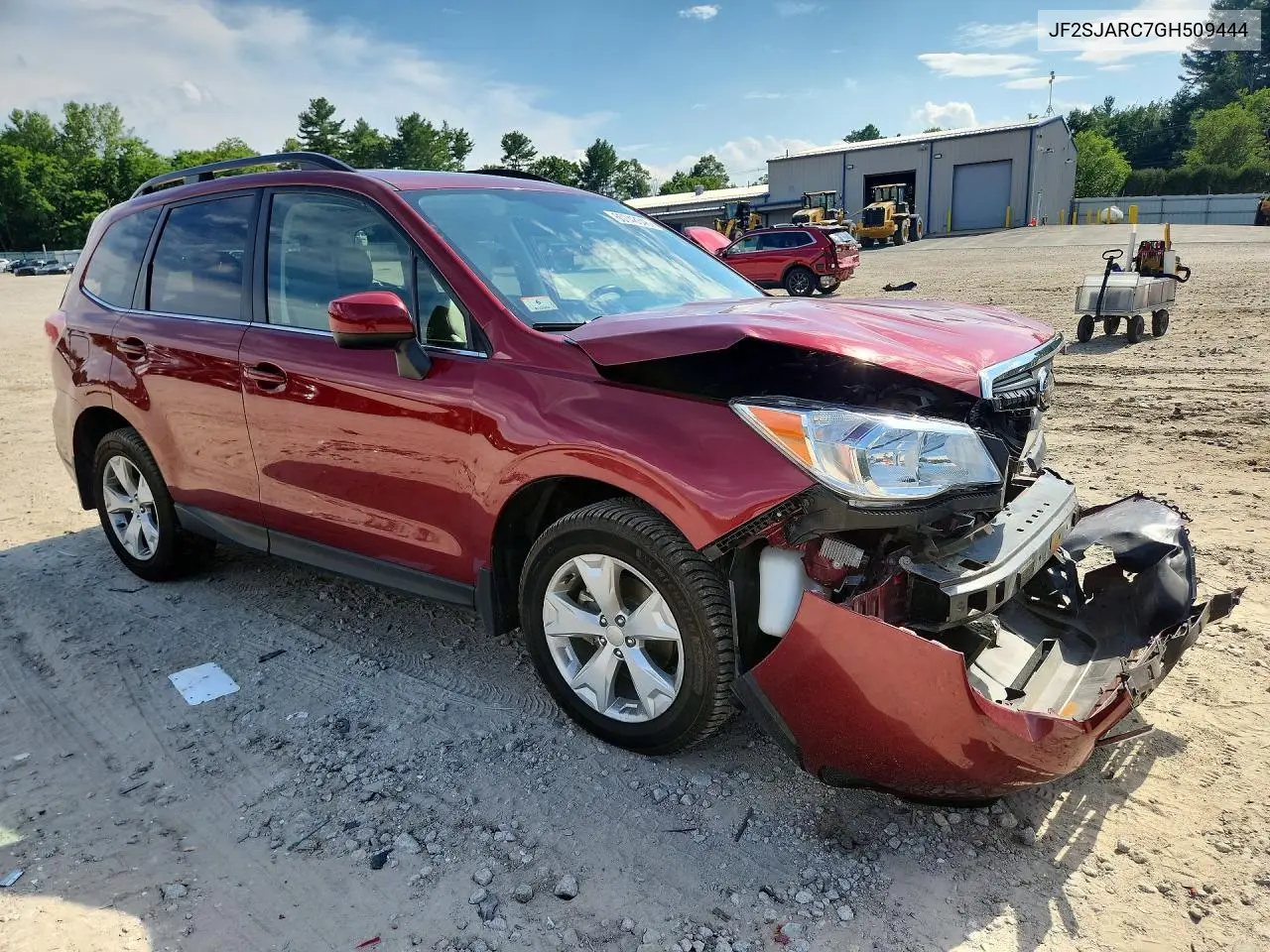 2016 Subaru Forester 2.5I Limited VIN: JF2SJARC7GH509444 Lot: 60748346