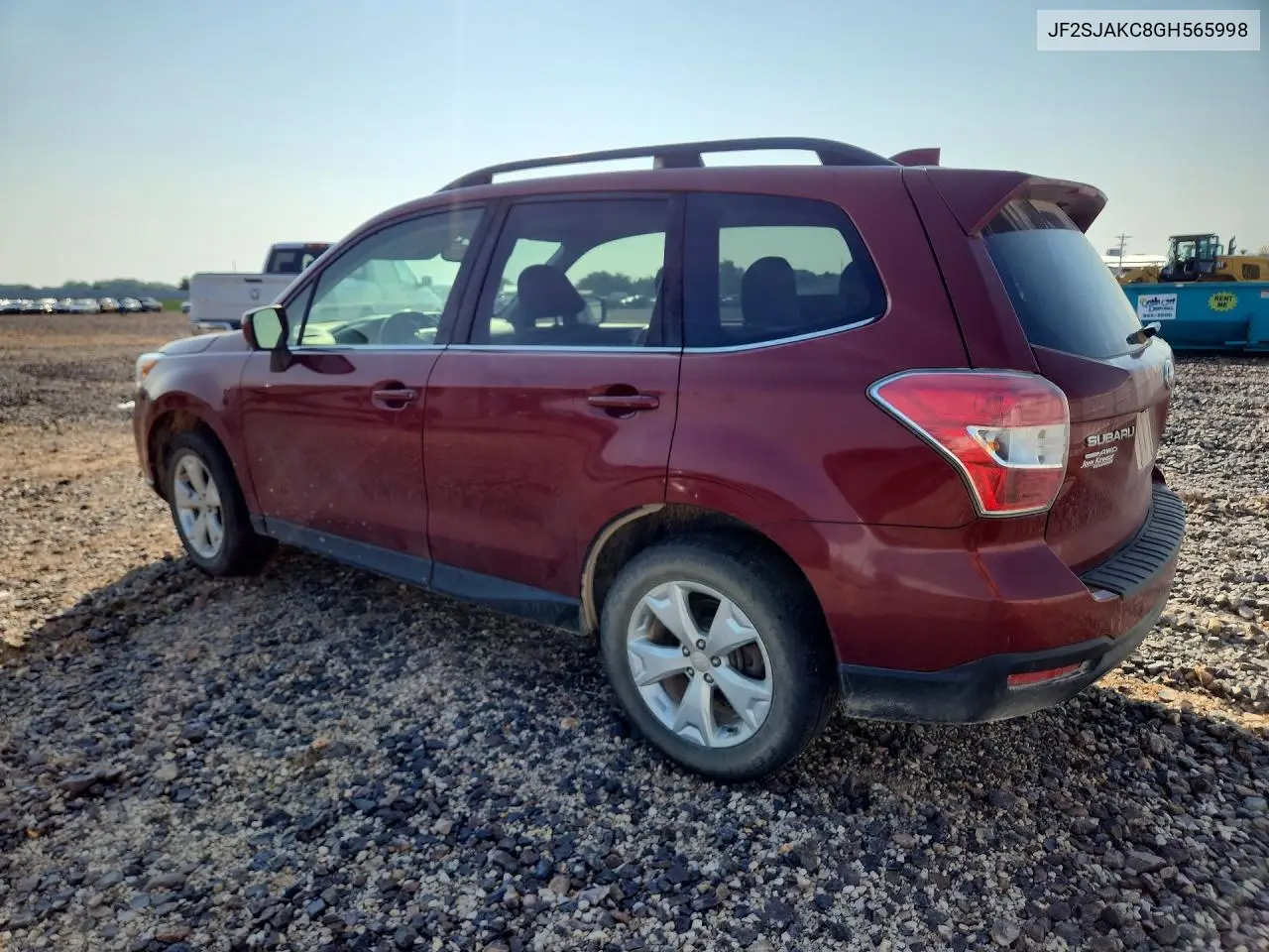 2016 Subaru Forester 2.5I Limited VIN: JF2SJAKC8GH565998 Lot: 61545136