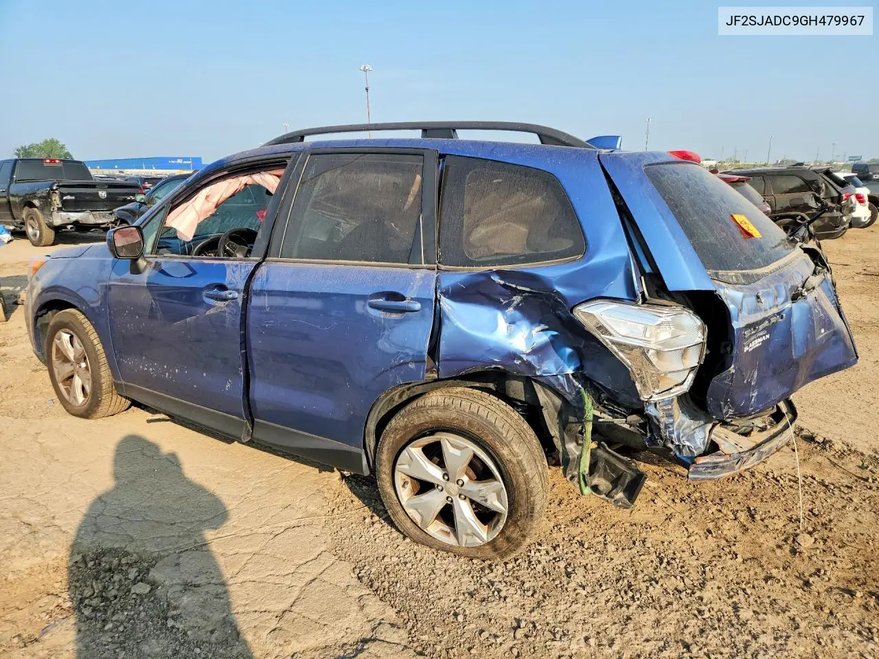 2016 Subaru Forester 2.5I Premium VIN: JF2SJADC9GH479967 Lot: 61590726