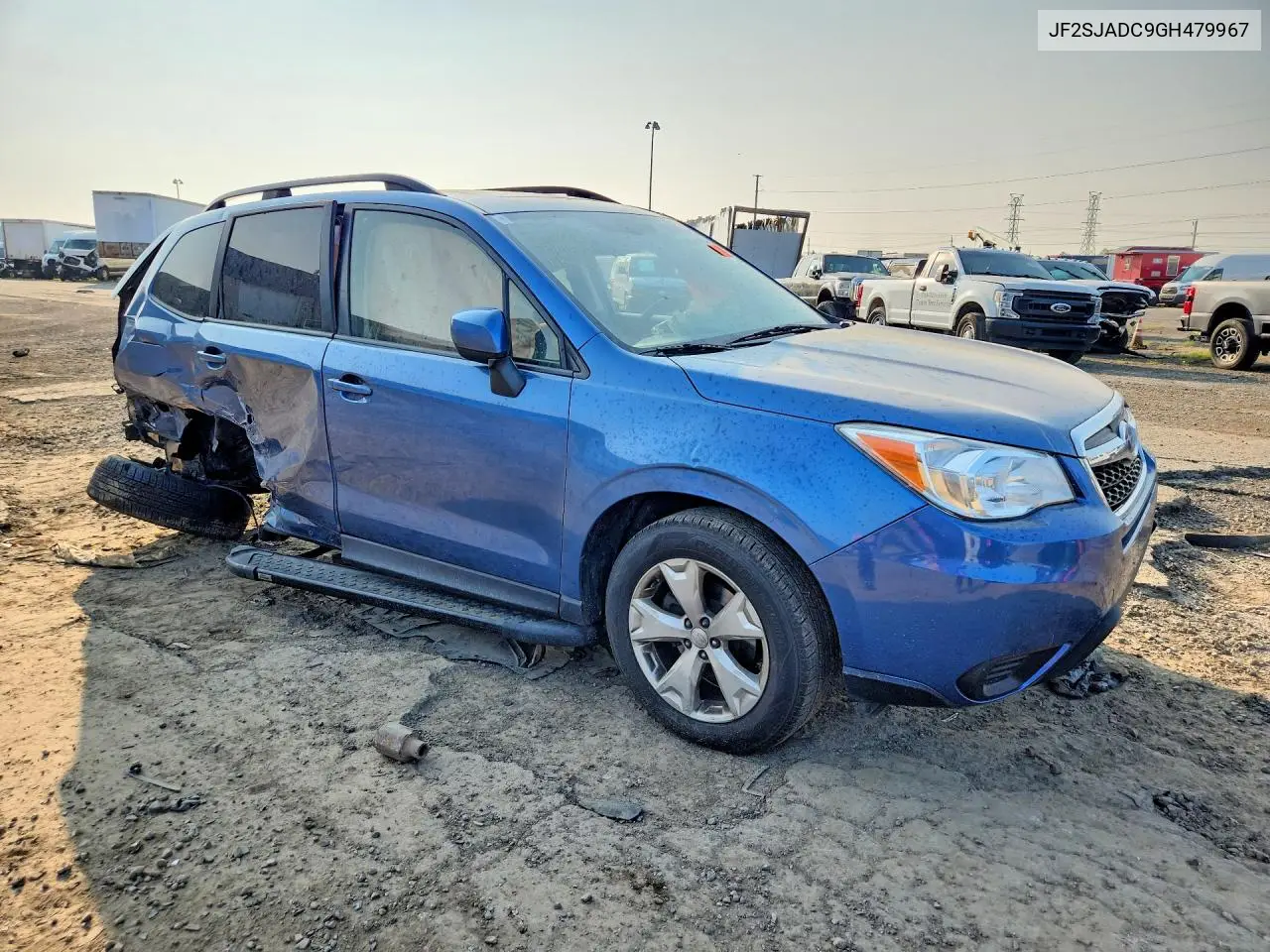 2016 Subaru Forester 2.5I Premium VIN: JF2SJADC9GH479967 Lot: 61590726