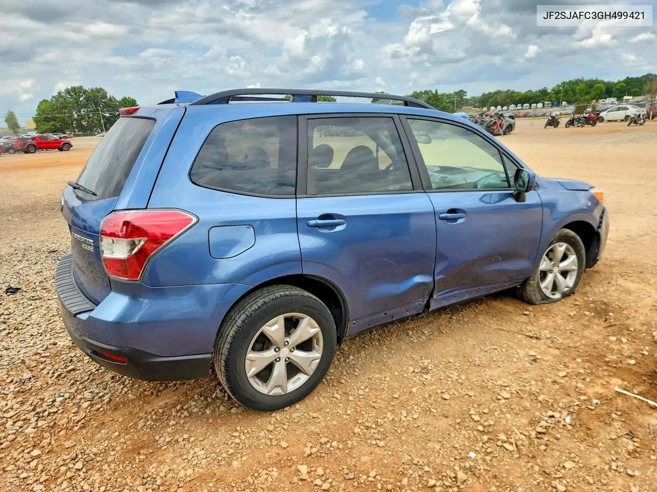 2016 Subaru Forester 2.5I Premium VIN: JF2SJAFC3GH499421 Lot: 61642086