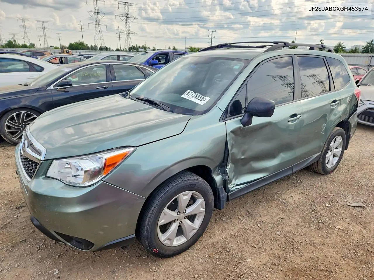 2016 Subaru Forester 2.5I VIN: JF2SJABCXGH453574 Lot: 61739096