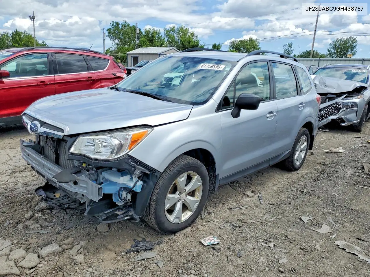 2016 Subaru Forester 2.5I VIN: JF2SJABC9GH438757 Lot: 61759396