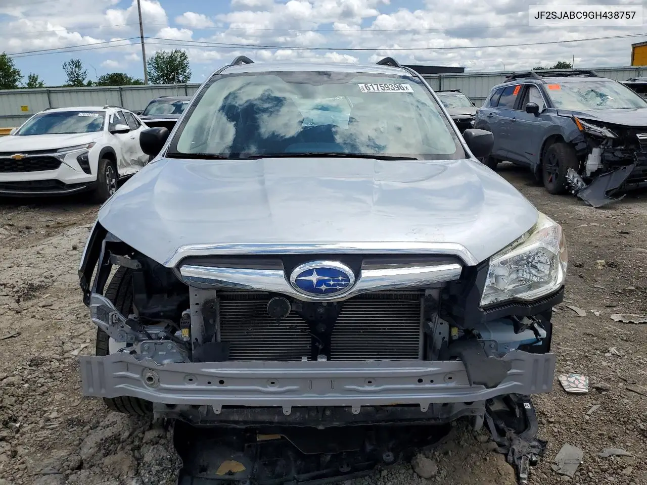 2016 Subaru Forester 2.5I VIN: JF2SJABC9GH438757 Lot: 61759396