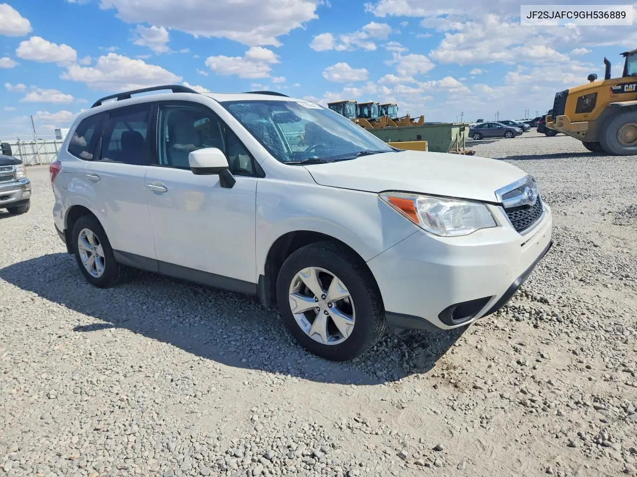 2016 Subaru Forester 2.5I Premium VIN: JF2SJAFC9GH536889 Lot: 61899416