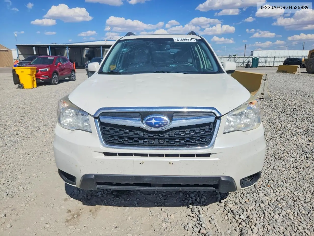 2016 Subaru Forester 2.5I Premium VIN: JF2SJAFC9GH536889 Lot: 61899416