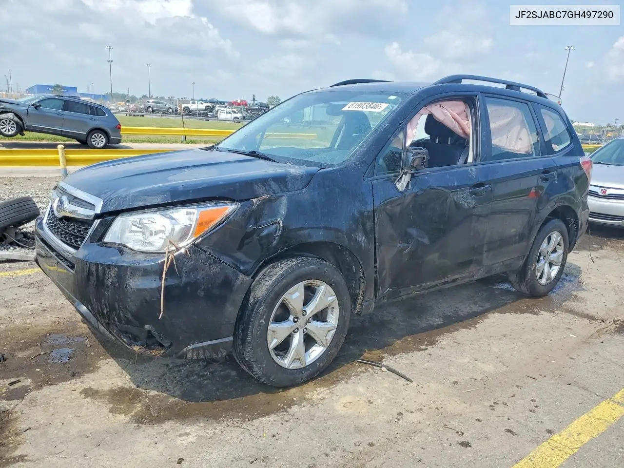 2016 Subaru Forester 2.5I VIN: JF2SJABC7GH497290 Lot: 61903846