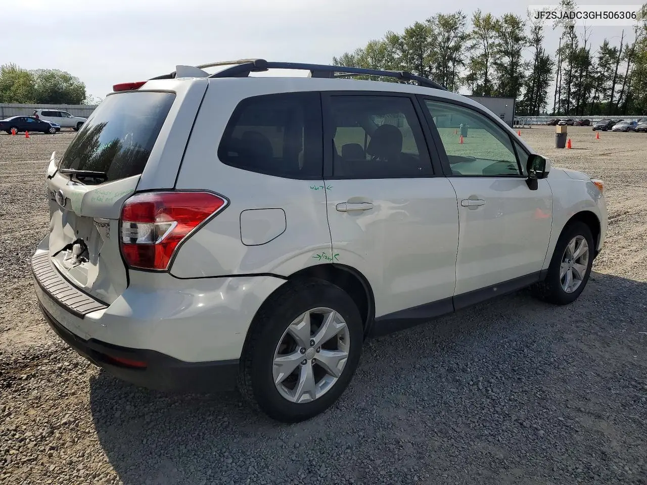 2016 Subaru Forester 2.5I Premium VIN: JF2SJADC3GH506306 Lot: 62011106