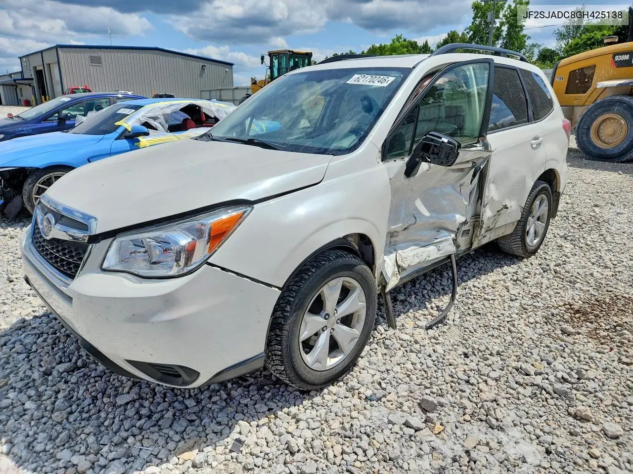 2016 Subaru Forester 2.5I Premium VIN: JF2SJADC8GH425138 Lot: 62170246