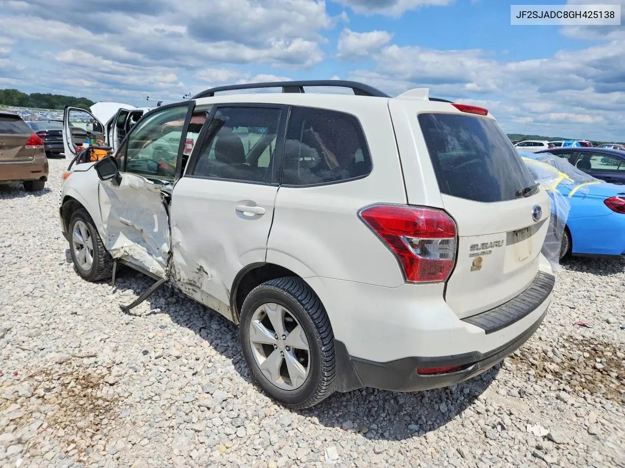 2016 Subaru Forester 2.5I Premium VIN: JF2SJADC8GH425138 Lot: 62170246