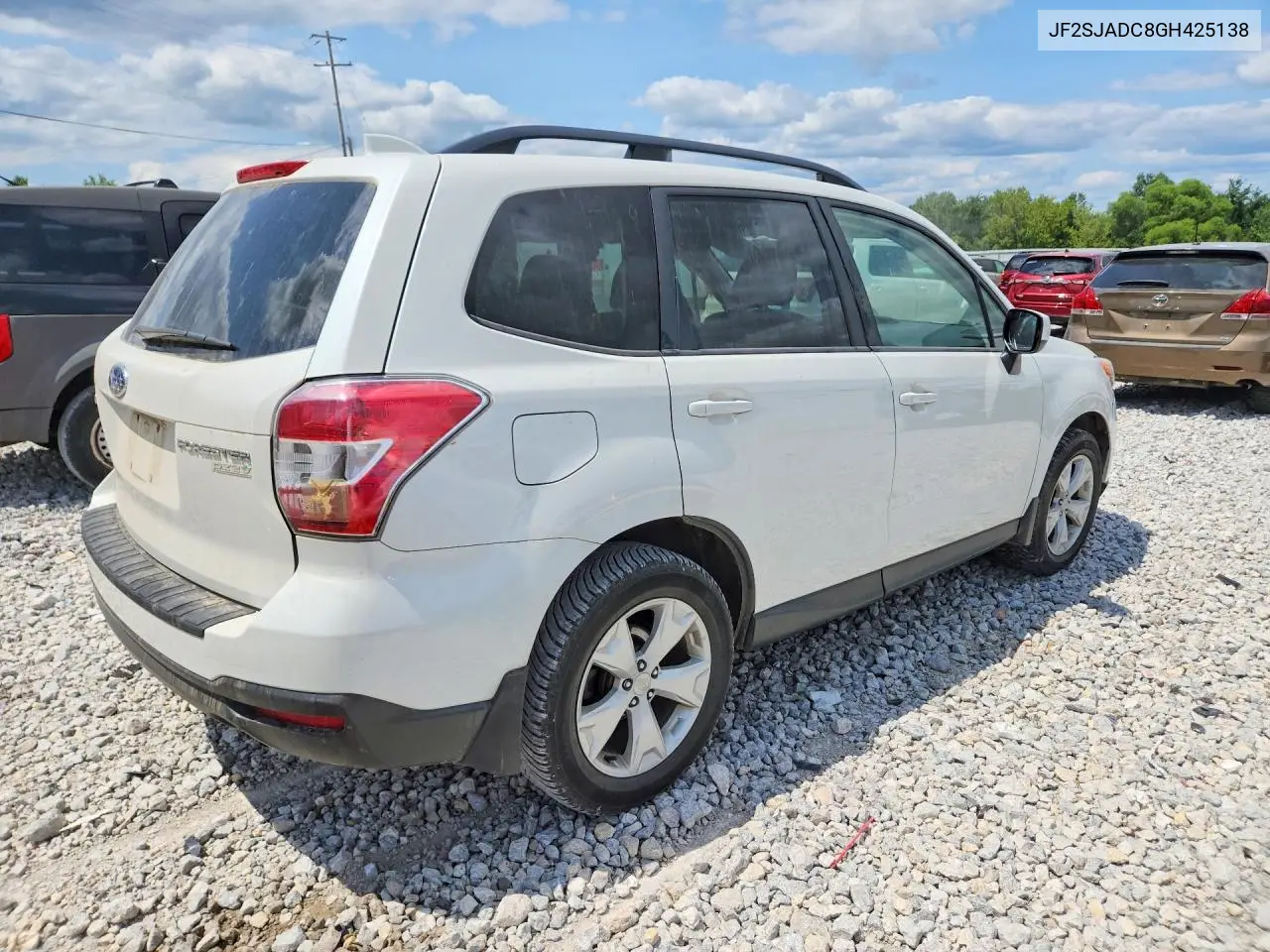 2016 Subaru Forester 2.5I Premium VIN: JF2SJADC8GH425138 Lot: 62170246
