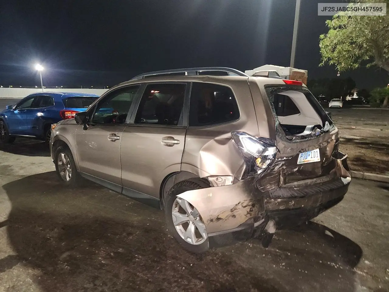 2016 Subaru Forester 2.5I VIN: JF2SJABC5GH457595 Lot: 62547216