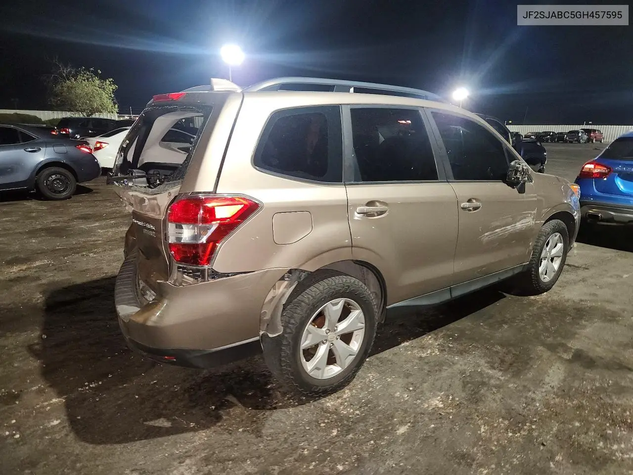 2016 Subaru Forester 2.5I VIN: JF2SJABC5GH457595 Lot: 62547216