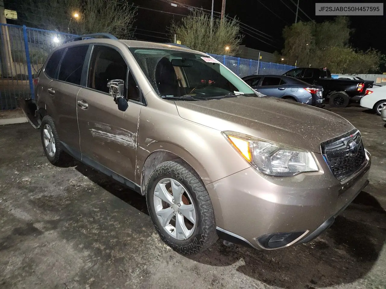 2016 Subaru Forester 2.5I VIN: JF2SJABC5GH457595 Lot: 62547216
