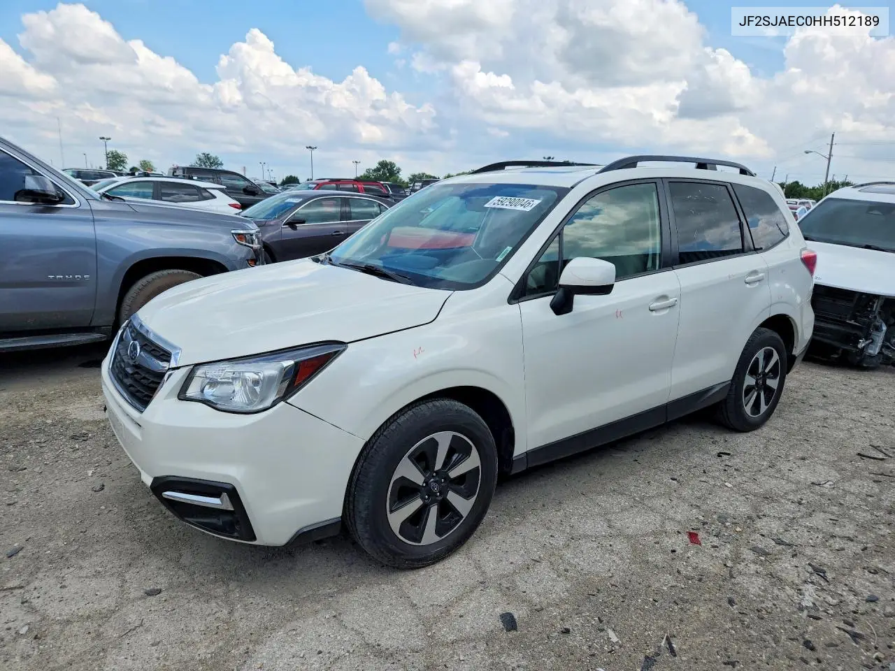 2017 Subaru Forester 2.5I Premium VIN: JF2SJAEC0HH512189 Lot: 59290046