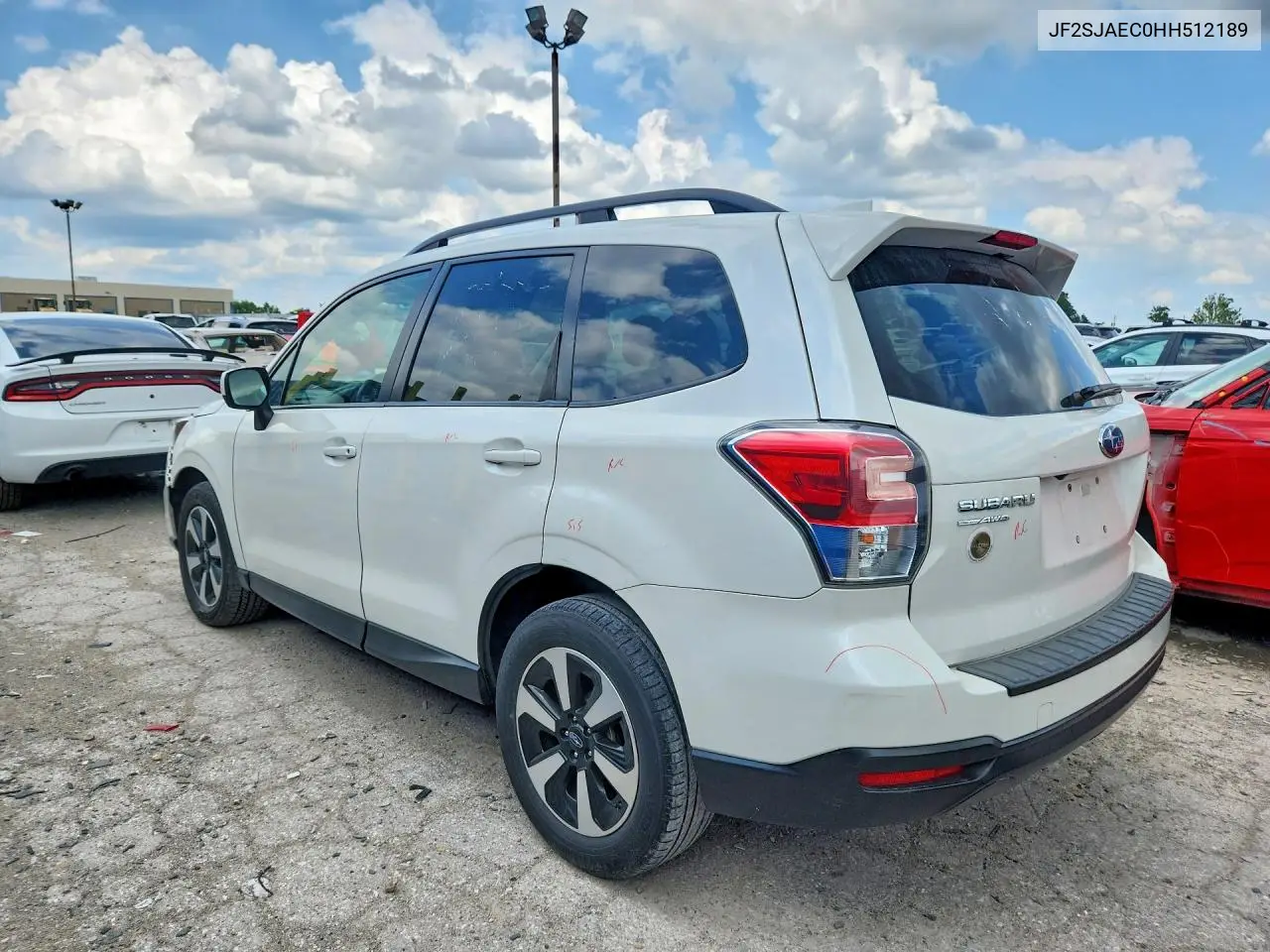 2017 Subaru Forester 2.5I Premium VIN: JF2SJAEC0HH512189 Lot: 59290046