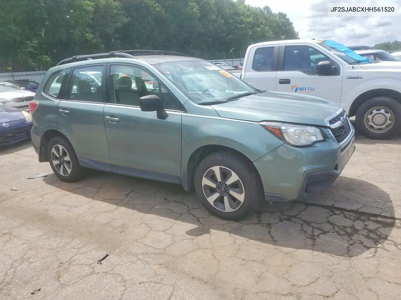 2017 Subaru Forester 2.5I VIN: JF2SJABCXHH561520 Lot: 59730046