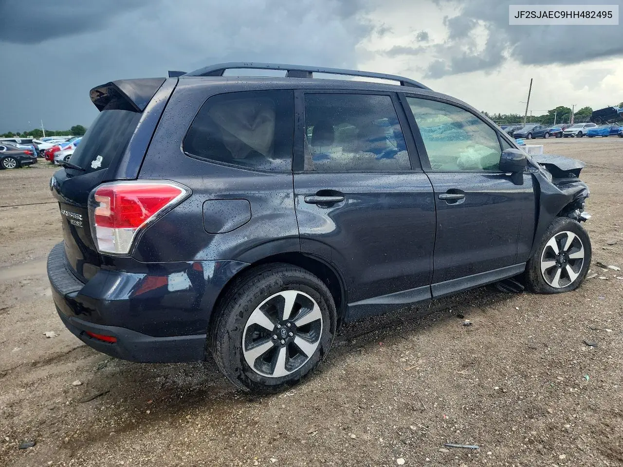 2017 Subaru Forester 2.5I Premium VIN: JF2SJAEC9HH482495 Lot: 59947486