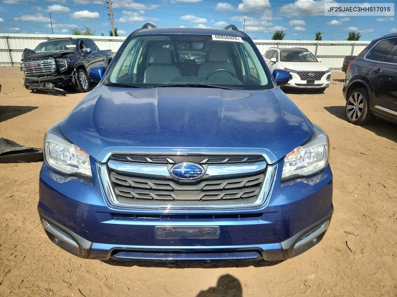 2017 Subaru Forester 2.5I Premium VIN: JF2SJAEC3HH517015 Lot: 60856926