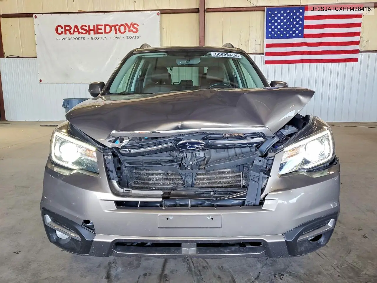 2017 Subaru Forester 2.5I Touring VIN: JF2SJATCXHH428416 Lot: 60895456