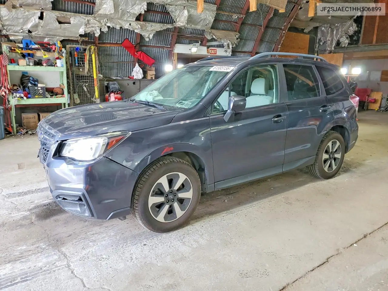 2017 Subaru Forester 2.5I Premium VIN: JF2SJAEC1HH506899 Lot: 61585156