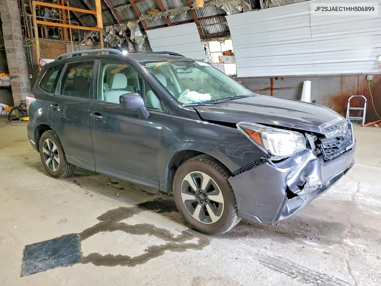 2017 Subaru Forester 2.5I Premium VIN: JF2SJAEC1HH506899 Lot: 61585156