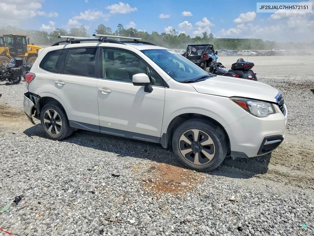 2017 Subaru Forester 2.5I Limited VIN: JF2SJALC7HH572151 Lot: 61585816