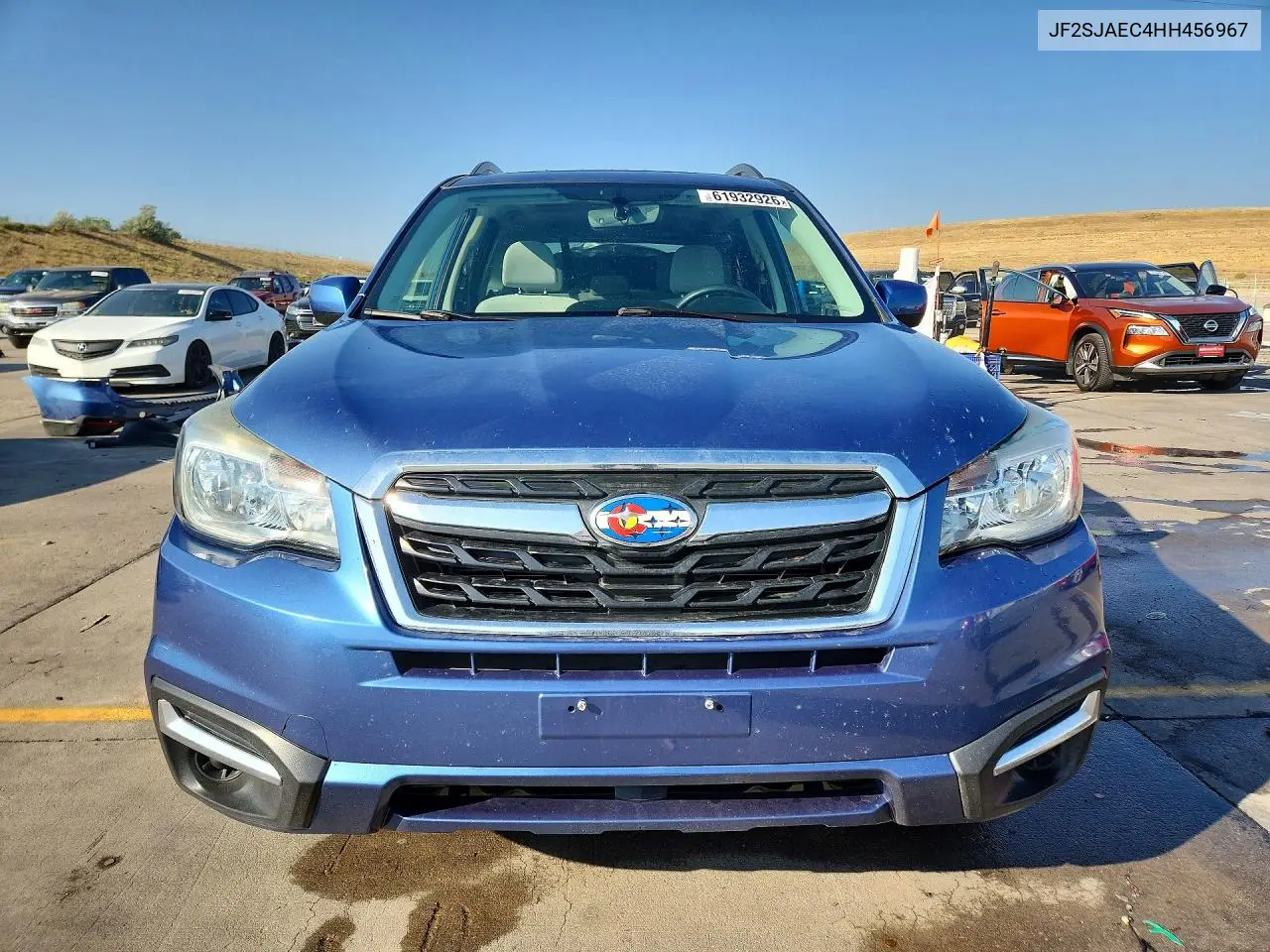 2017 Subaru Forester 2.5I Premium VIN: JF2SJAEC4HH456967 Lot: 61932926