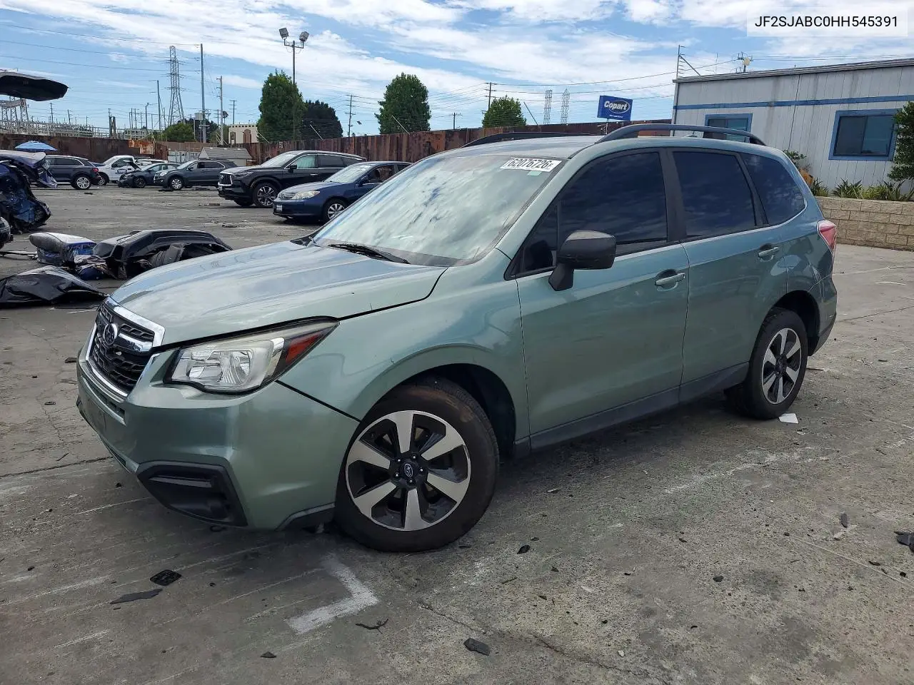 2017 Subaru Forester 2.5I VIN: JF2SJABC0HH545391 Lot: 62076726