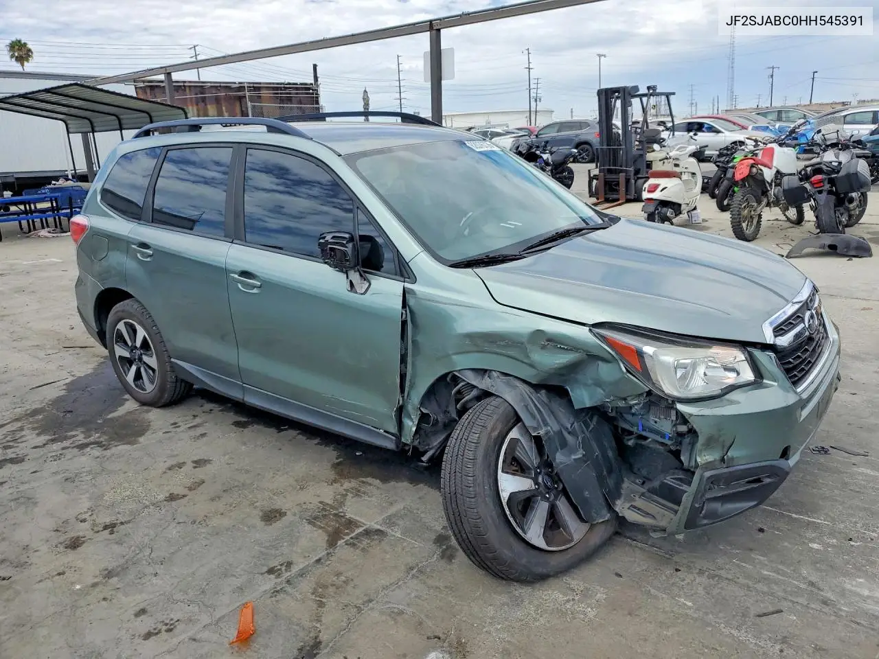2017 Subaru Forester 2.5I VIN: JF2SJABC0HH545391 Lot: 62076726
