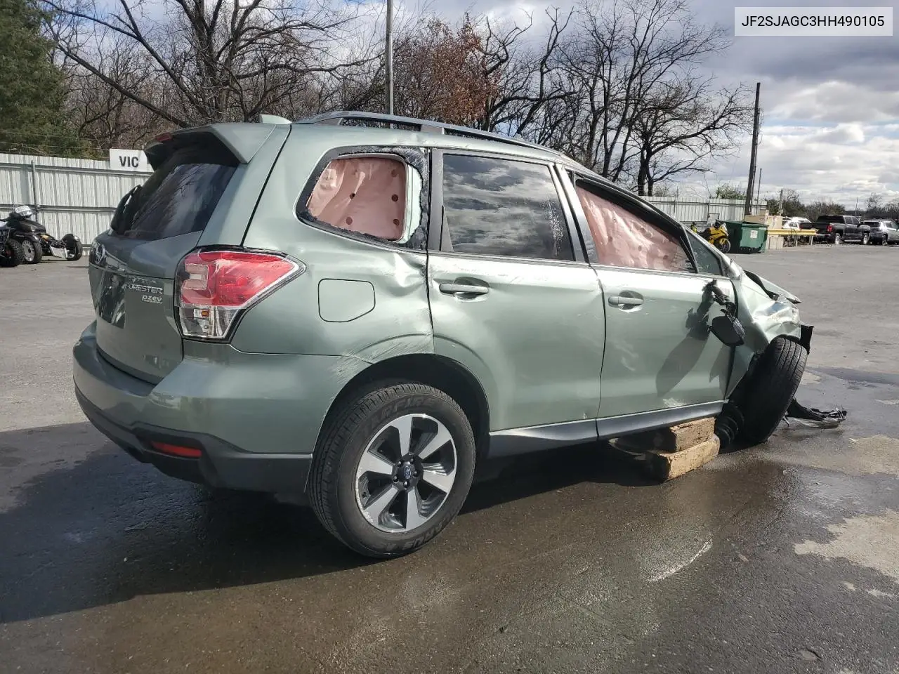 JF2SJAGC3HH490105 2017 Subaru Forester 2.5I Premium