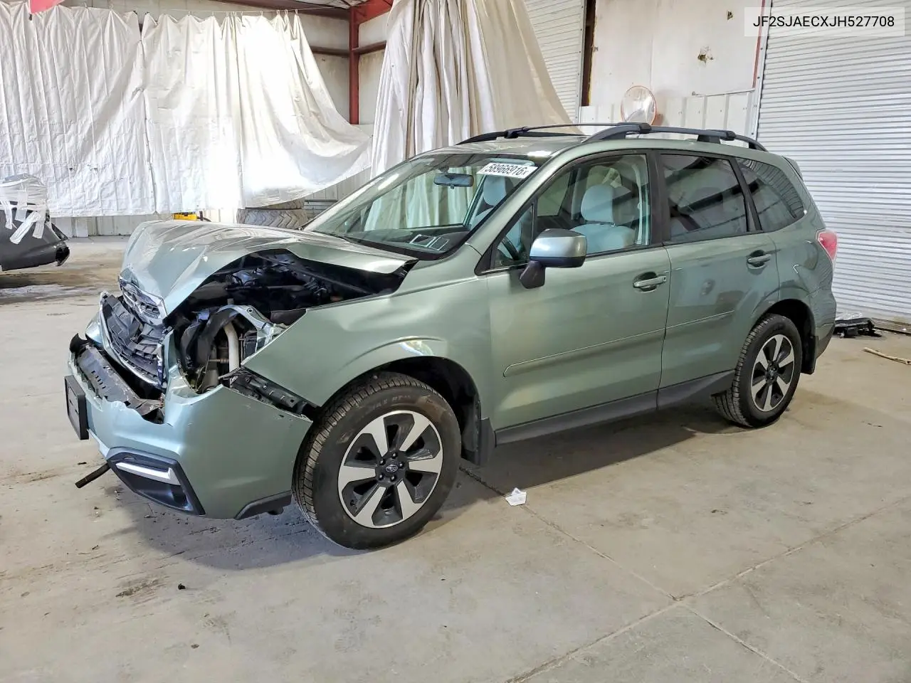 2018 Subaru Forester 2.5I Premium VIN: JF2SJAECXJH527708 Lot: 58966916