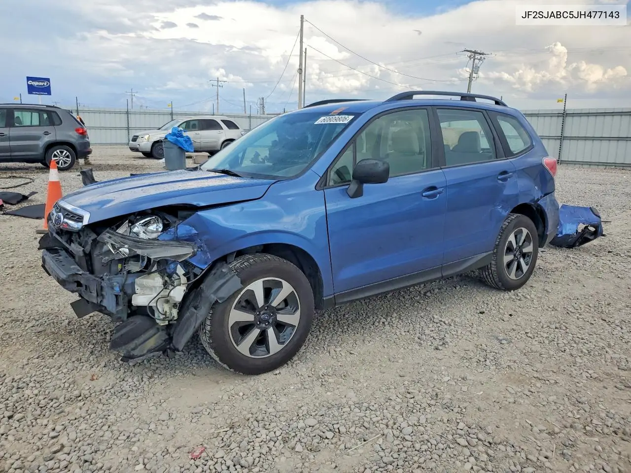 2018 Subaru Forester 2.5I VIN: JF2SJABC5JH477143 Lot: 60809806