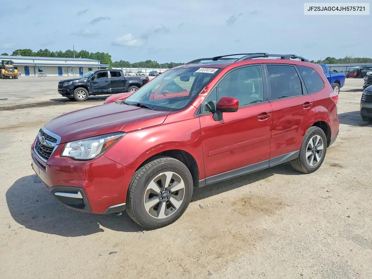 2018 Subaru Forester 2.5I Premium VIN: JF2SJAGC4JH575721 Lot: 61374116