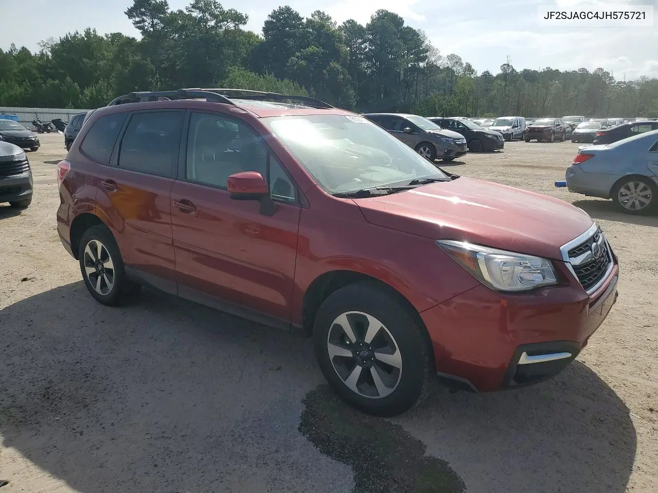 2018 Subaru Forester 2.5I Premium VIN: JF2SJAGC4JH575721 Lot: 61374116