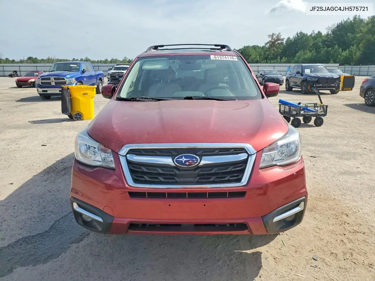 2018 Subaru Forester 2.5I Premium VIN: JF2SJAGC4JH575721 Lot: 61374116