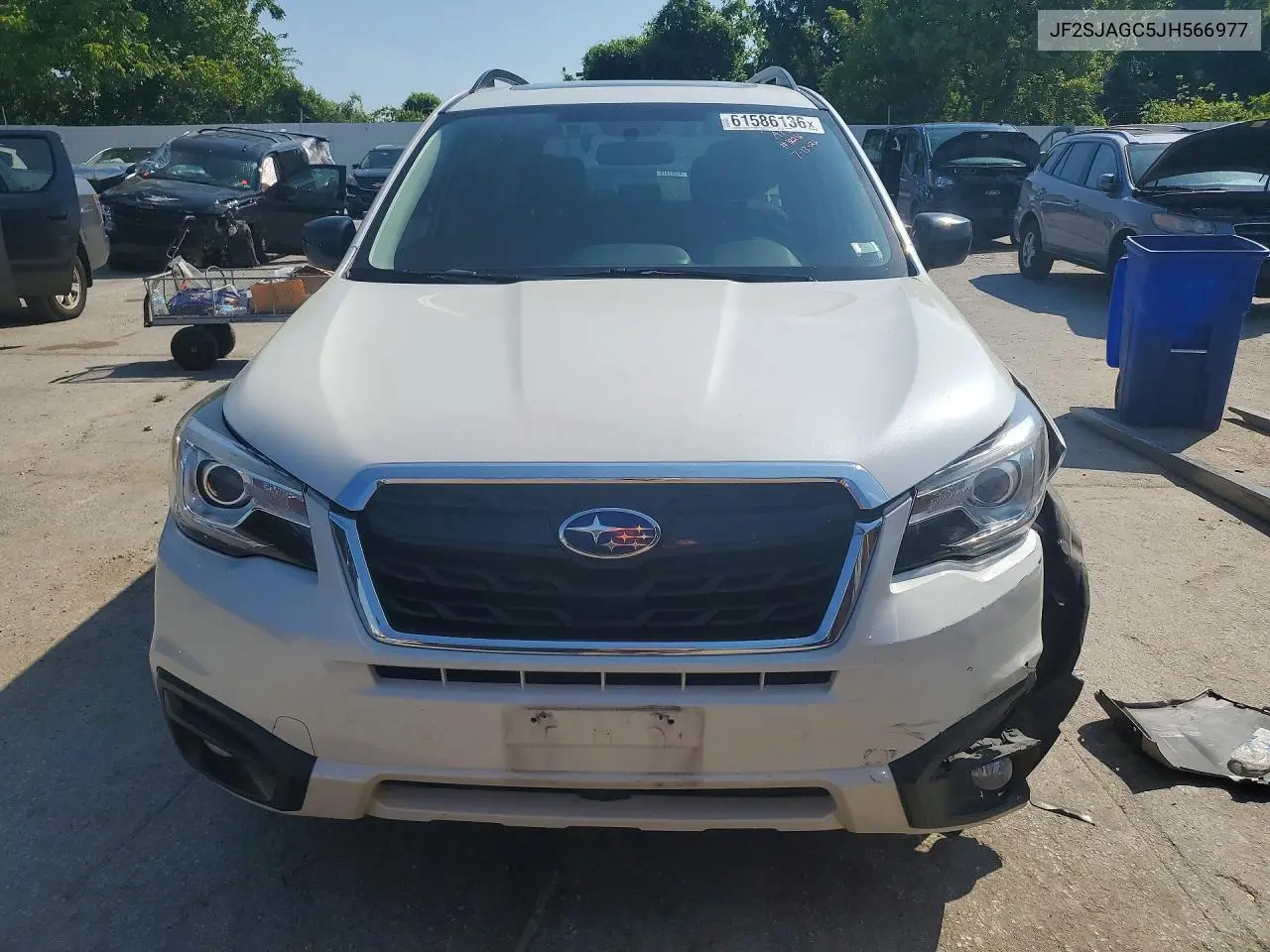 2018 Subaru Forester 2.5I Premium VIN: JF2SJAGC5JH566977 Lot: 61586136