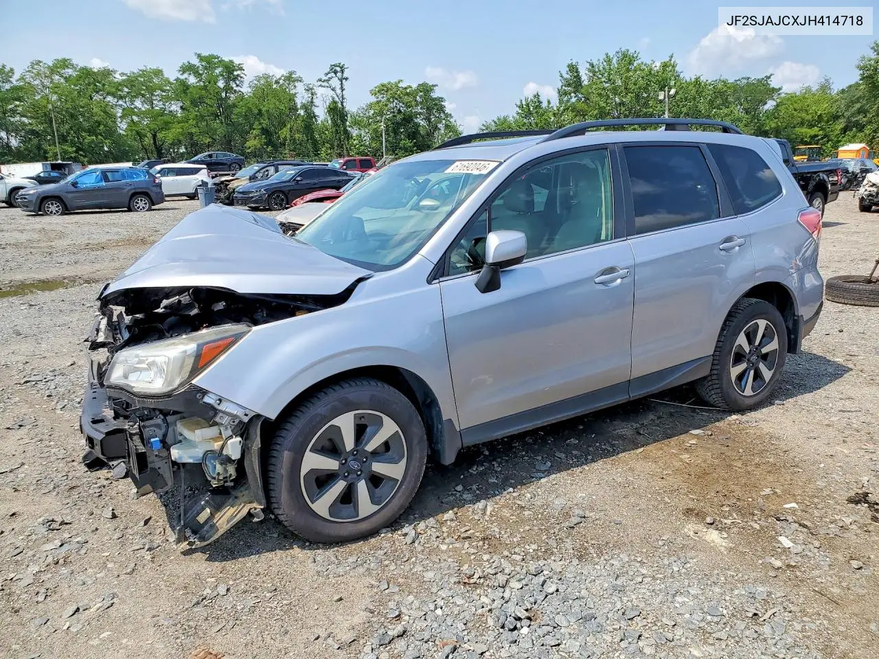 2018 Subaru Forester 2.5I Limited VIN: JF2SJAJCXJH414718 Lot: 61692046
