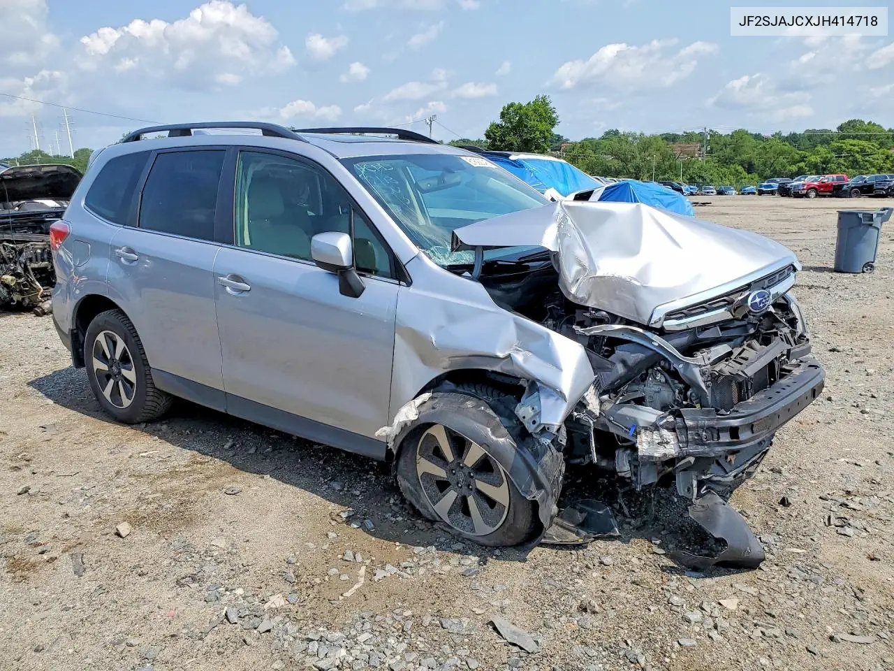 2018 Subaru Forester 2.5I Limited VIN: JF2SJAJCXJH414718 Lot: 61692046