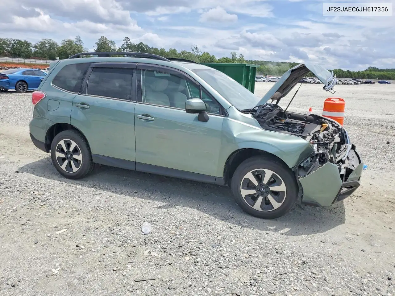 2018 Subaru Forester 2.5I Premium VIN: JF2SJAEC6JH617356 Lot: 61894326