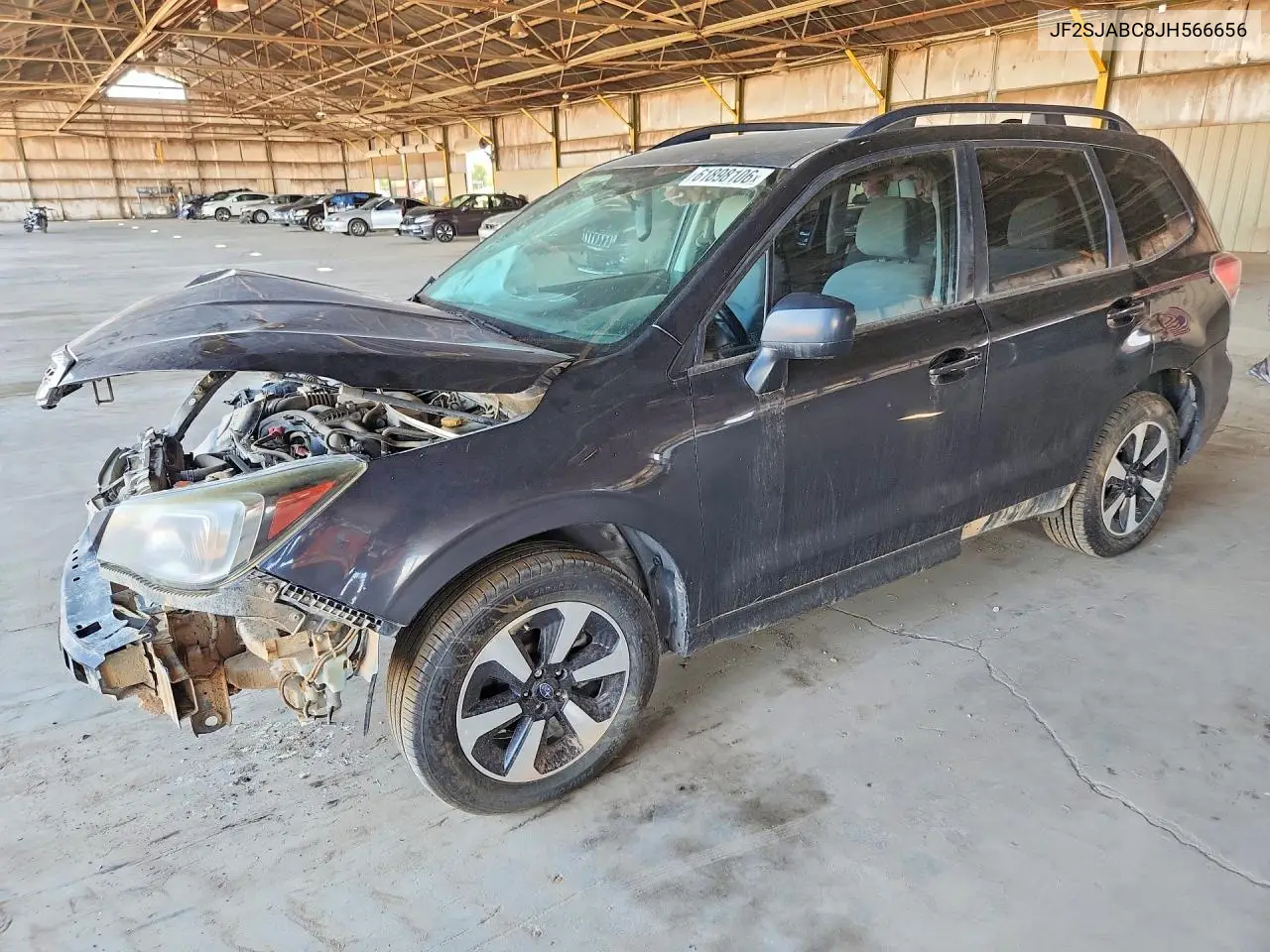 2018 Subaru Forester 2.5I VIN: JF2SJABC8JH566656 Lot: 61898106