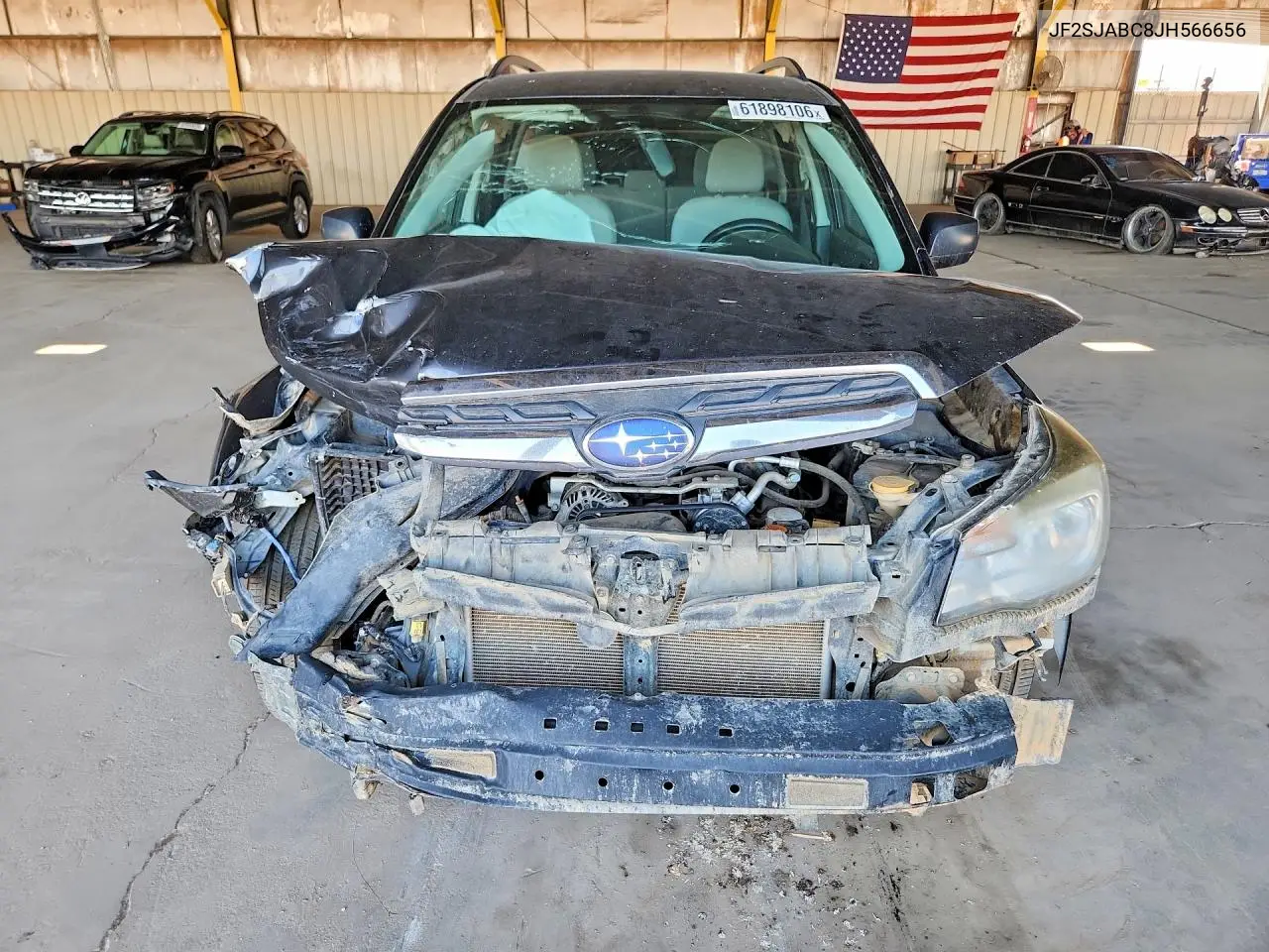 2018 Subaru Forester 2.5I VIN: JF2SJABC8JH566656 Lot: 61898106