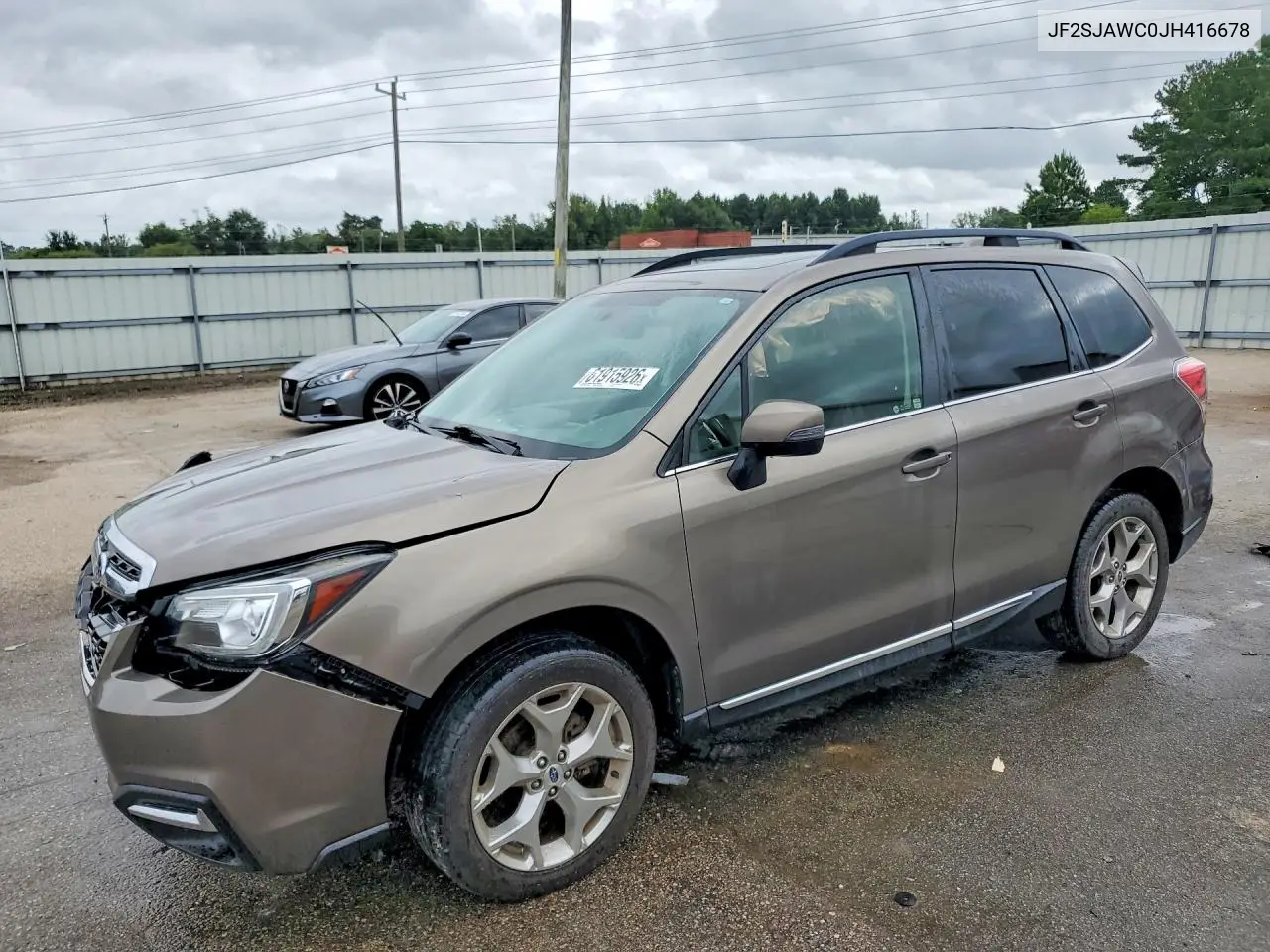 2018 Subaru Forester 2.5I Touring VIN: JF2SJAWC0JH416678 Lot: 61915926