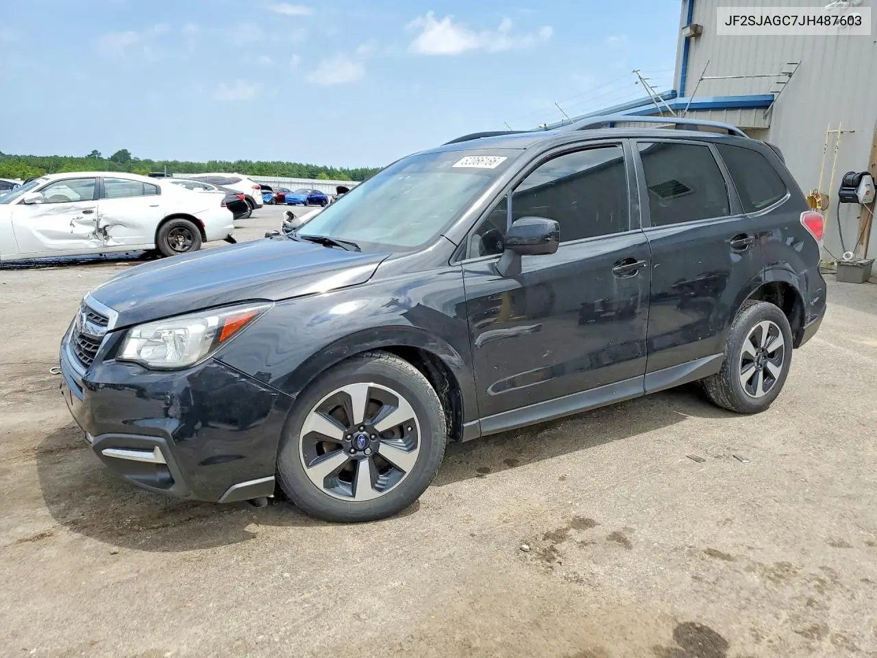 2018 Subaru Forester 2.5I Premium VIN: JF2SJAGC7JH487603 Lot: 62066186