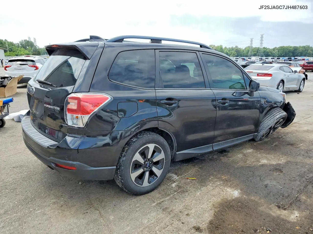 2018 Subaru Forester 2.5I Premium VIN: JF2SJAGC7JH487603 Lot: 62066186
